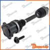 Demi-Arbre de Transmission MTM avant pour AUDI | NPW-AU-037, 18-213190